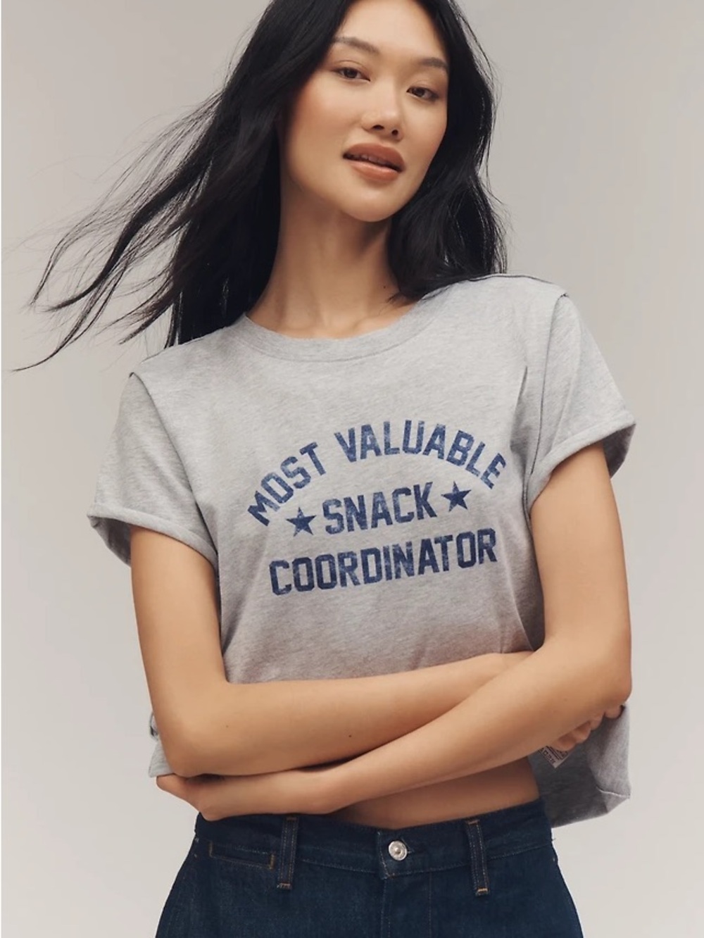 NWOT Anthropologie Maeve Most Valuable Snack Coordinator Graphic T Shirt - Picture 6 of 6